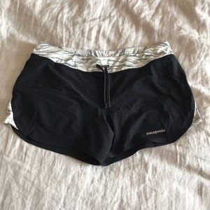 Patagonia Black and Gray Women Shorts